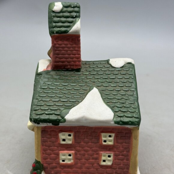 Vintage Christmas Village Noma Ceramic Schoolhouse Holiday Decor READ - Picture 2 of 6